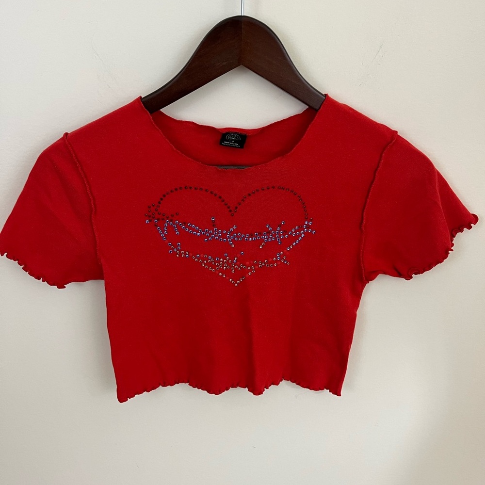 Urban Outfitters Red Baby Tee